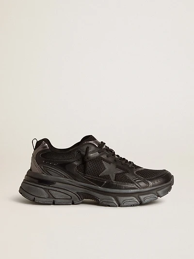 Men’s Lightstar with black leather and mesh upper star
