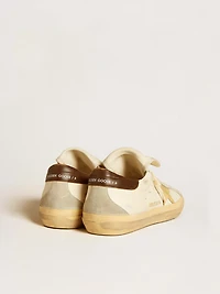 Men's Super-Star LTD nappa with suede star and brown heel tab