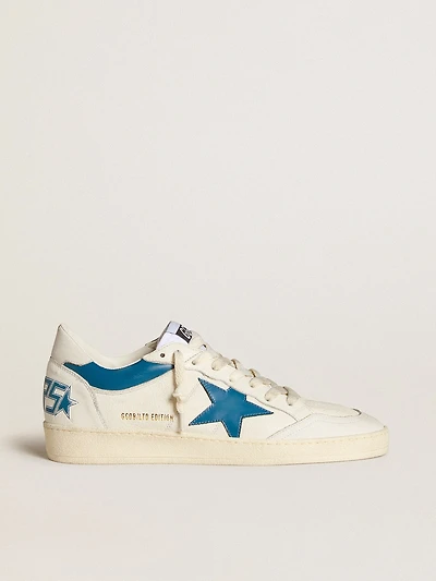 Ball star LTD nappa with turquoise leather and white heel tab