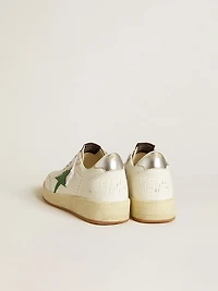 Men's Ball star with green leather and metallic heel tab