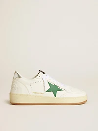 Men's Ball star with green leather and metallic heel tab