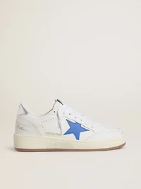 Ball star with light blue leather and silver foiled heel tab