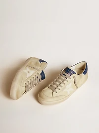Men's Super-Star LTD nubuck with white leather star and blue heel tab