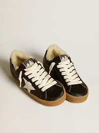 Men's Super-Star matelassé nappa with leather star and shearling lining