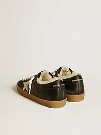 Men's Super-Star matelassé nappa with leather star and shearling lining