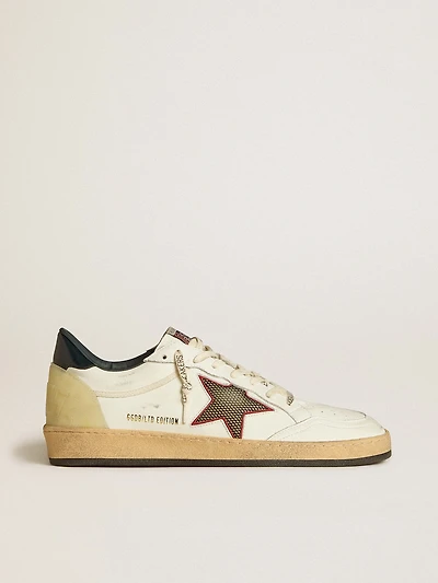 Men’s Ball star LTD with mesh and midnight blue leather heel tab
