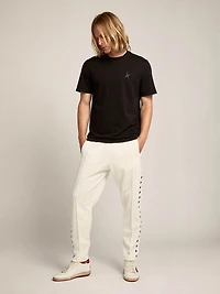 Black star Collection T-shirt with tone-on-tone on the front