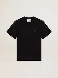 Black star Collection T-shirt with tone-on-tone on the front