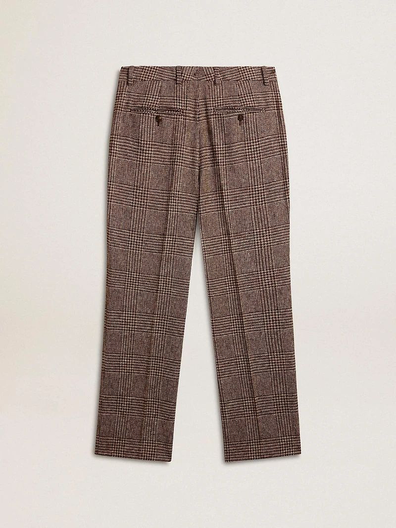 Men's soft houndstooth pants