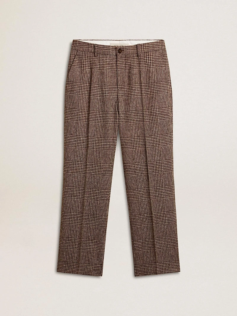 Men's soft houndstooth pants