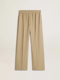 Men's travertine-colored joggers