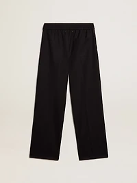 Men’s joggers dark blue wool
