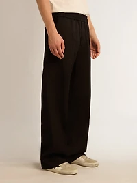 Men’s joggers black wool