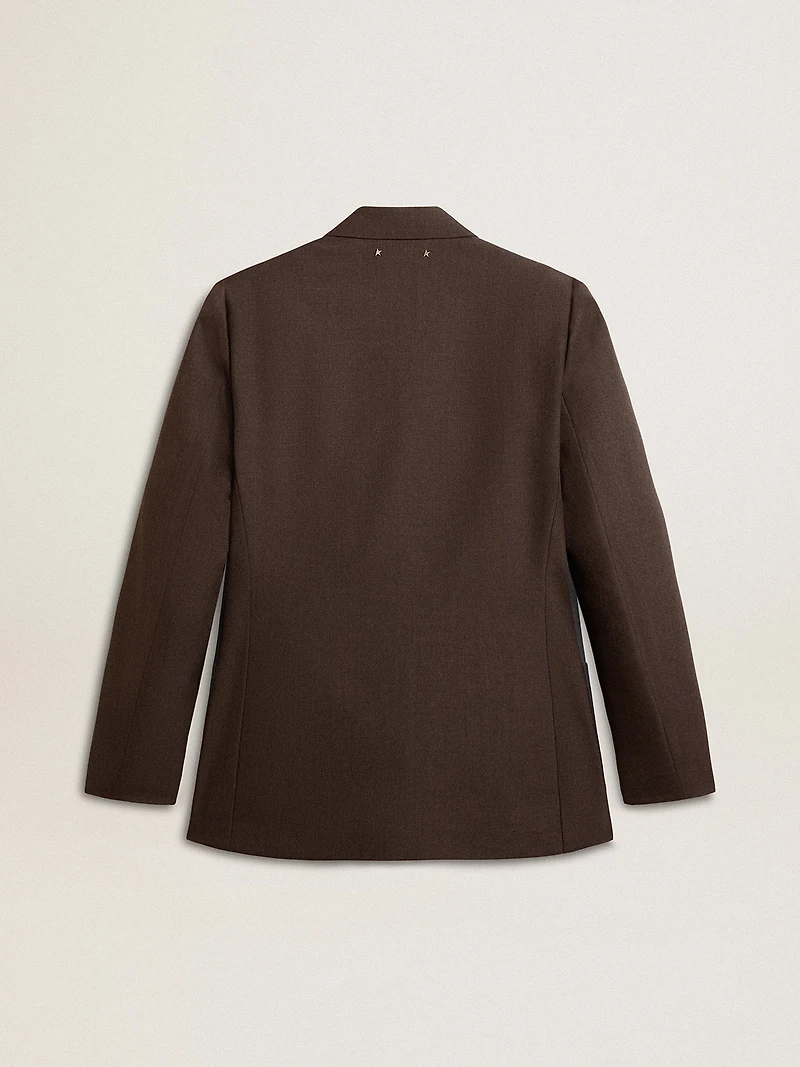 Men's tailored jacket anthracite gray virgin wool