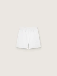 Men's white sports shorts