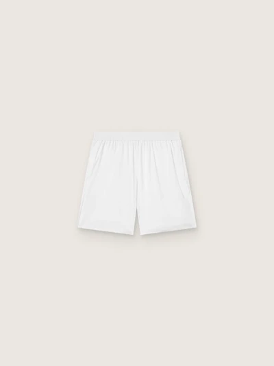 Men's white sports shorts