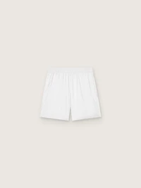 Men's white sports shorts