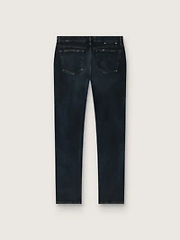 Men’s slim-fit jeans dark indigo stretch denim