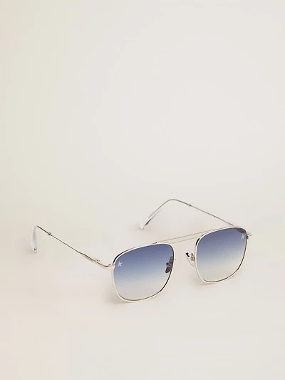 Sunframe Roger aviator model with silver frame