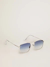 Sunframe Roger aviator model with silver frame