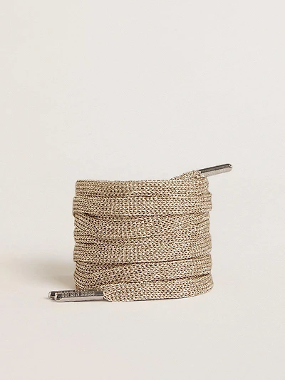 Gold lurex laces