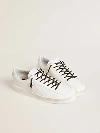 Black laces with silver-colored Swarovski rhinestones