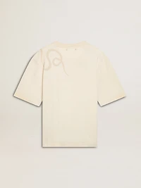 CNY worn-white relaxed fit T-shirt