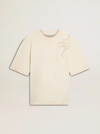 CNY worn-white relaxed fit T-shirt