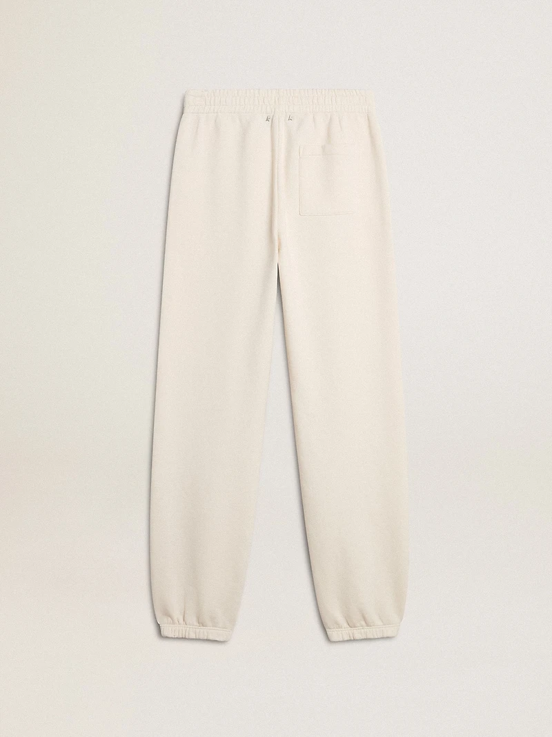 White joggers