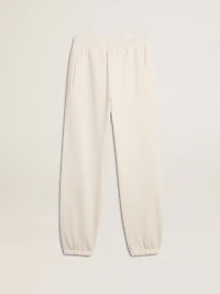 White joggers