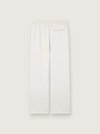 Star unisex sweatpants gray melange fleece