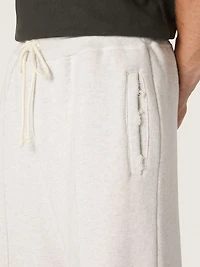 Star unisex sweatpants gray melange fleece