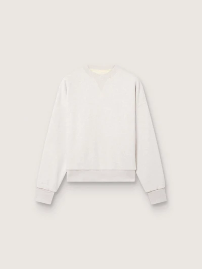 Star unisex sweatshirt gray cotton with embroidery and crystals