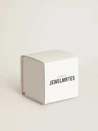 Women's cubic charms in antique gold color with letters of the alphabet