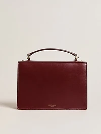 Venezia Bag in boarded leather with gold details