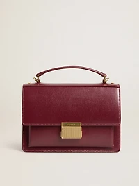 Venezia Bag in boarded leather with gold details