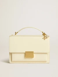 Venezia Bag in butter-colored boarded leather with double charm