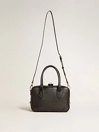 Vita Bag in black sheepskin leather with gold details