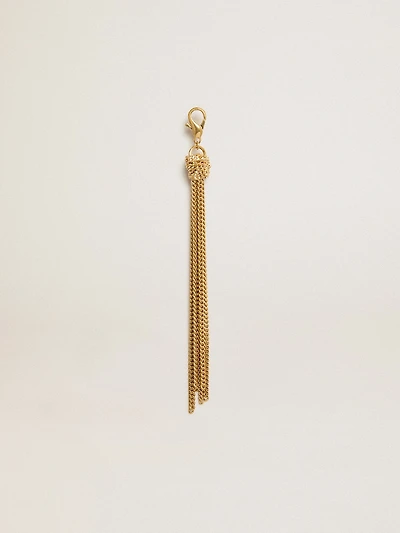 Bag chain in gold-colored brass