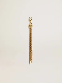 Bag chain in gold-colored brass