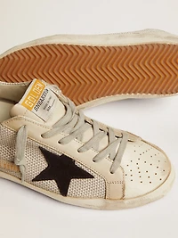 Women's Super-Star leather with black star