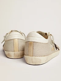 Women's Super-Star leather with black star