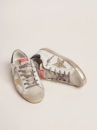Women’s Super-Star LTD with blue heel tab and Swarovski crystal star