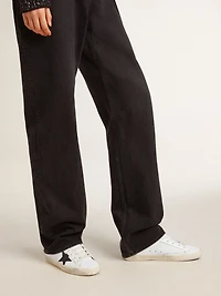Women’s Super-Star with a black Swarovski crystal star and heel tab