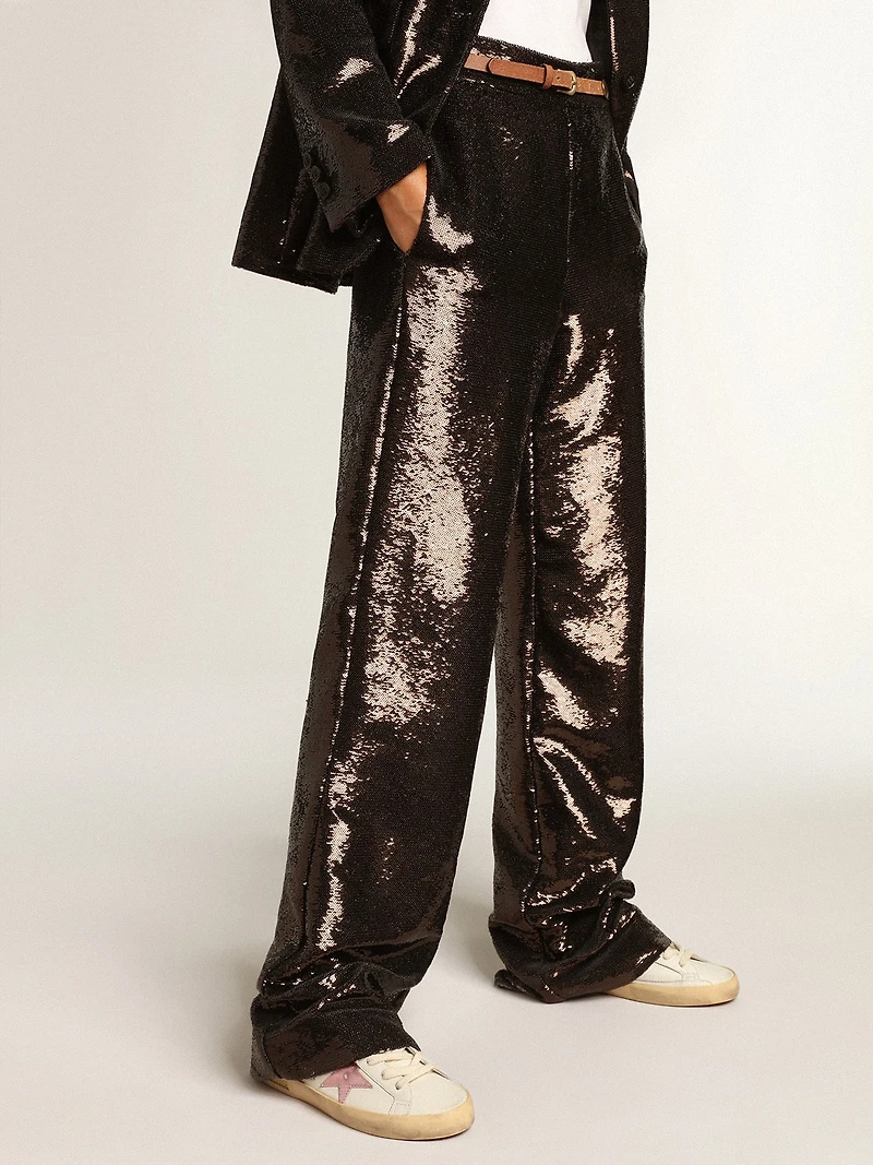 Women's Super-Star white nappa with pink metallic leather star