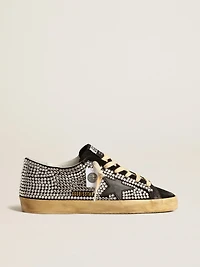 Super-Star LTD with Swarovski crystals and black leather star