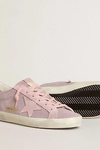 Super-Star LTD in glitter with suede star and leather heel tab