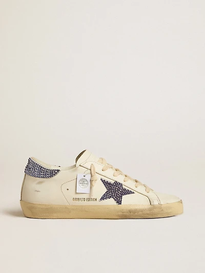 Women’s Super-Star LTD with suede star and heel tab Swarovski crystals