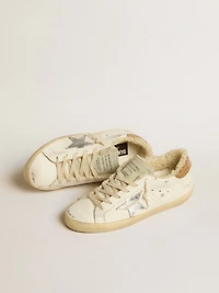 Super-Star with silver leather star and crocodile-print heel tab