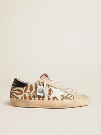 Super-Star LTD zebra-effect Swarovski with a white leather star